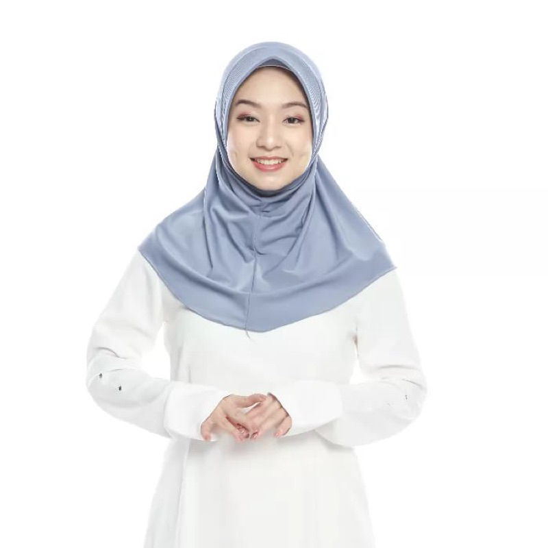 BERGO SPORT HAMIDAH/HIJAB OLAHRAGA/KERUDUNG VOLLY/BERGO JERSY/KERUDUNG SEKOLAH