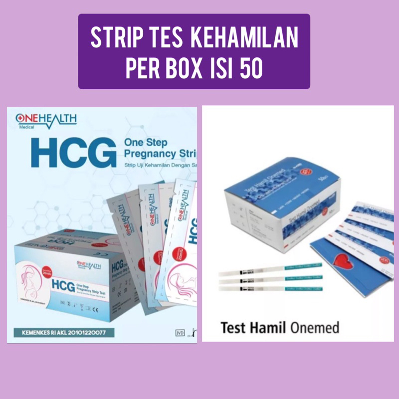 HCG / tespek / test pack kehamilan Onemed One Health / Packing privacy