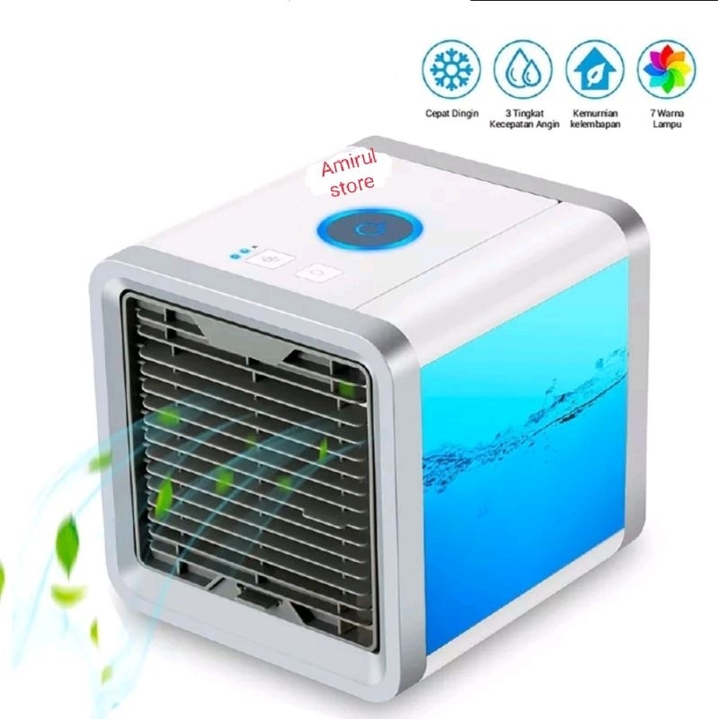 Kipas AC Mini Artic Pendingin Ruangan Sejuk Air cooler Kipas Air Portable Cocok Untuk Anak Kos