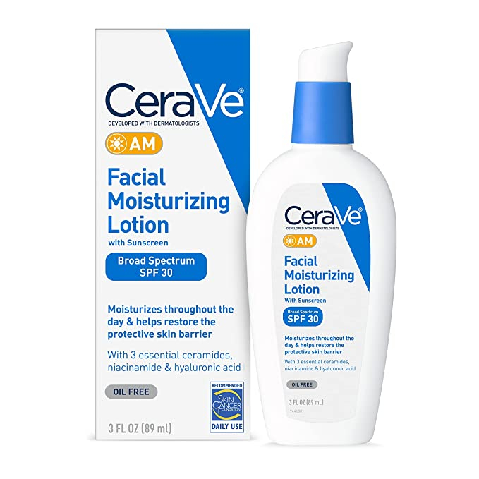 CeraVe AM/PM Susu Pemperbaikan Lotion 89ml Penyegarkan Penyegarkan Pemperbaikan dan Pemputih