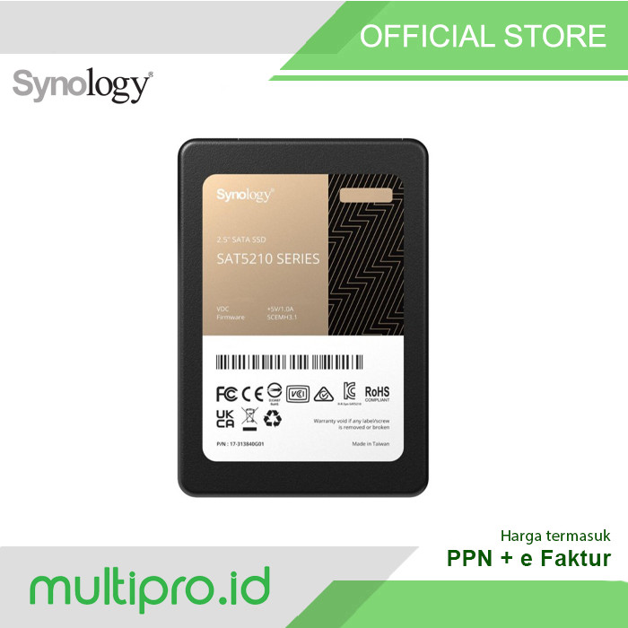 Synology SAT5210 960GB 2.5" Enterprise SATA SSD