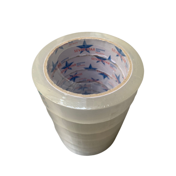 

LAKBAN PEREKAT ISOLASI SEVENSTAR 2 JARI PUTIH BENING 24mm 72yard (6pcs)