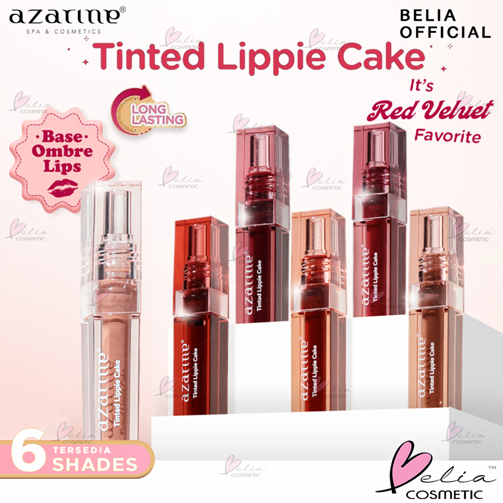 ❤ BELIA ❤ [AZARINE x Red Velvet] Tinted Lippie Cake All Series (6 Shades) 2.9ml | Stain | Moisturizing | Non-crack Formula|  Longlasting | BPOM