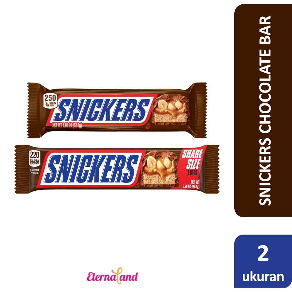 

Snickers Chocolate Bar - cokelat bar snickers