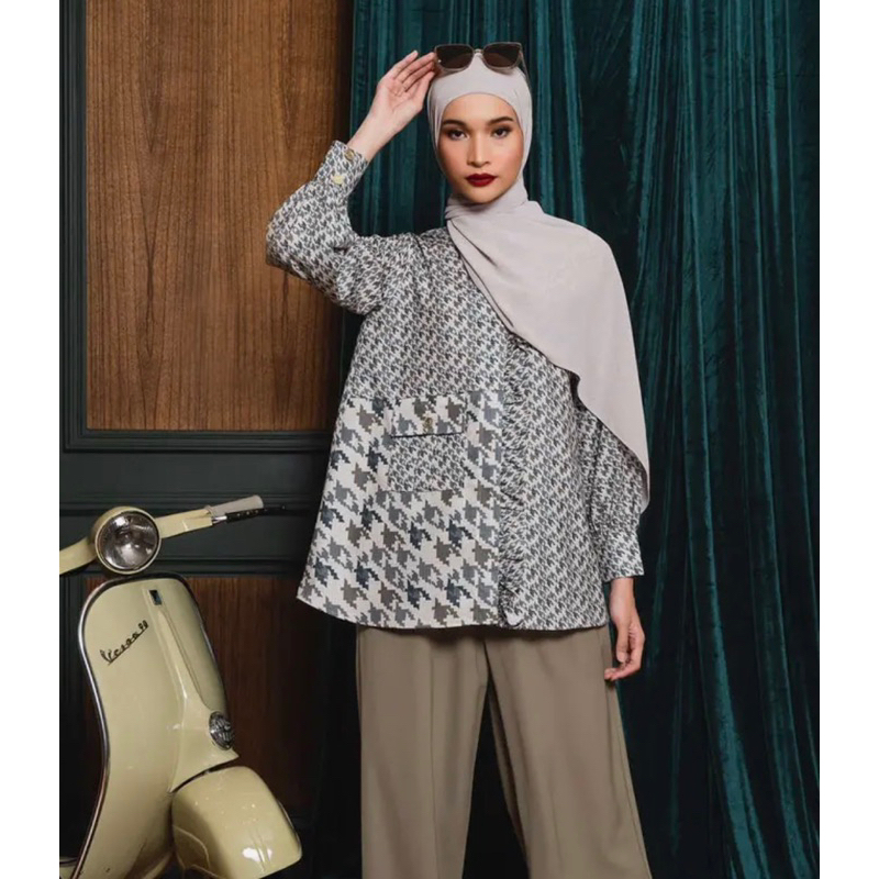 ZS CHROMATICA NAURA BLOUSE SIZE L