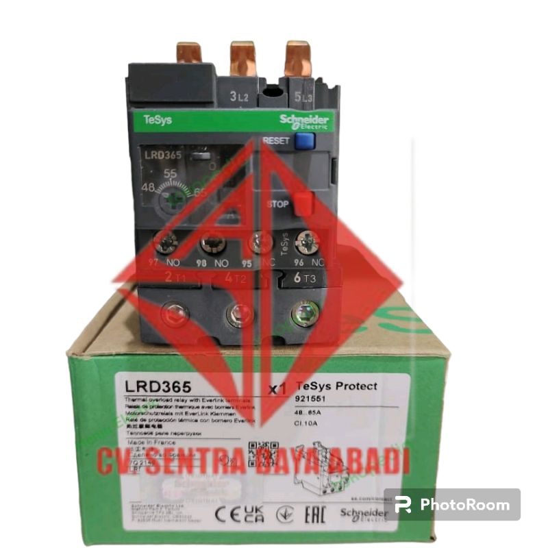 Overload / Thermal Overload / LRD365 Schneider LRD 365 (48-65)