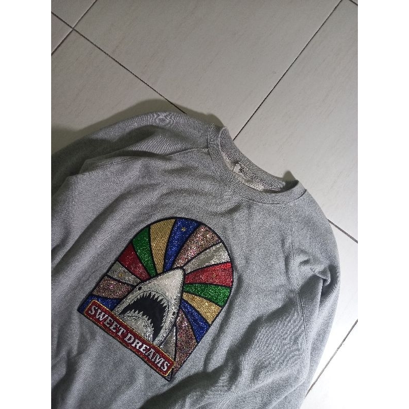 Crewneck Saint Laurent Sweet Dream Shark Jarang Rare
