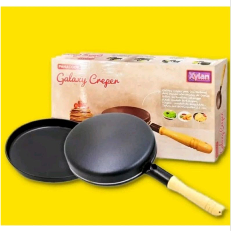 Galaxy creper Teplon Cetakan kulit Lumpia/Kulit Risolis/Cetakan Dadar Gulung/Wajan Terbalik Gratis Resep