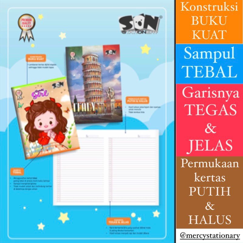 

Buku Tulis 38 Lembar Notebook Catatan Bukan Sidu