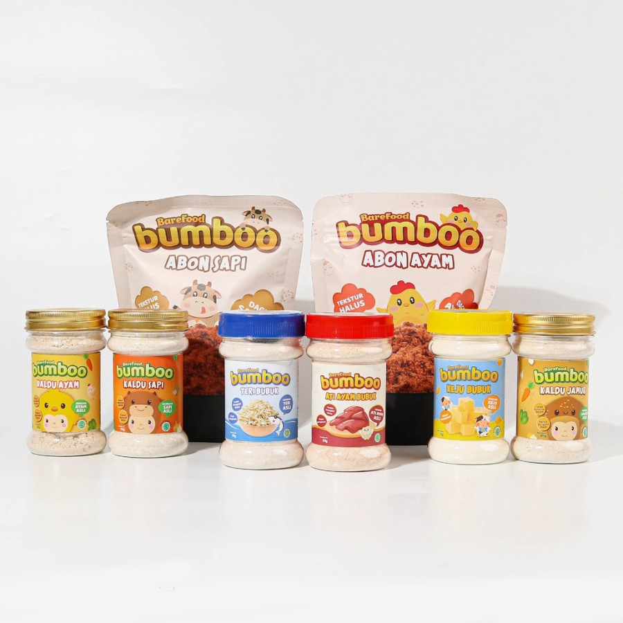 BUMBOO BY BAREFOOD KALDU ASLI 75GR [KALDU AYAM - SAPI - JAMUR - DAN KEJU BUBUK]