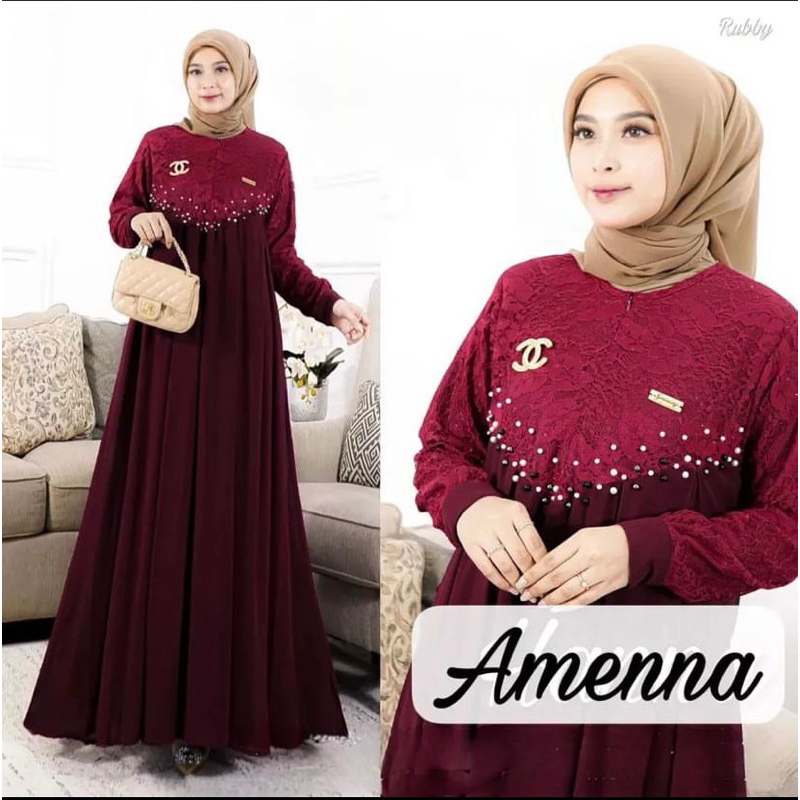 AMEENA DRES - NEW MODEL - PAKAIAN WANITA - BISA COD