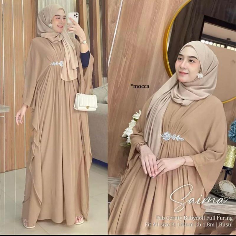 SALMA KAFTAN - NEW MODEL - PAKAIAN WANITA - BISA COD