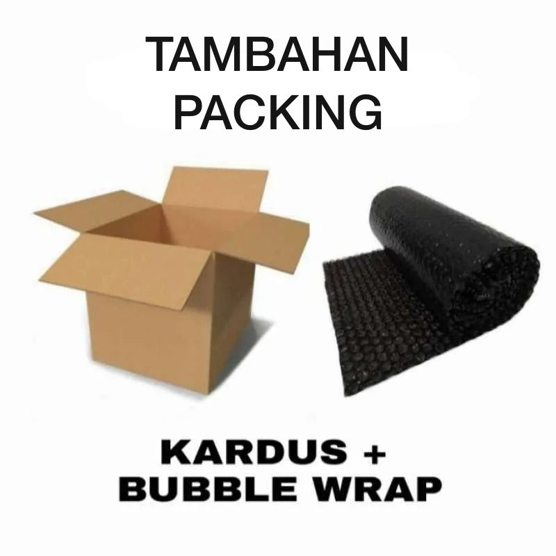 PACKING TAMBAHAN EXTRA PACKING BUBBLE WRAP/ KARDUS / BUBBLE WRAP + KARDUS