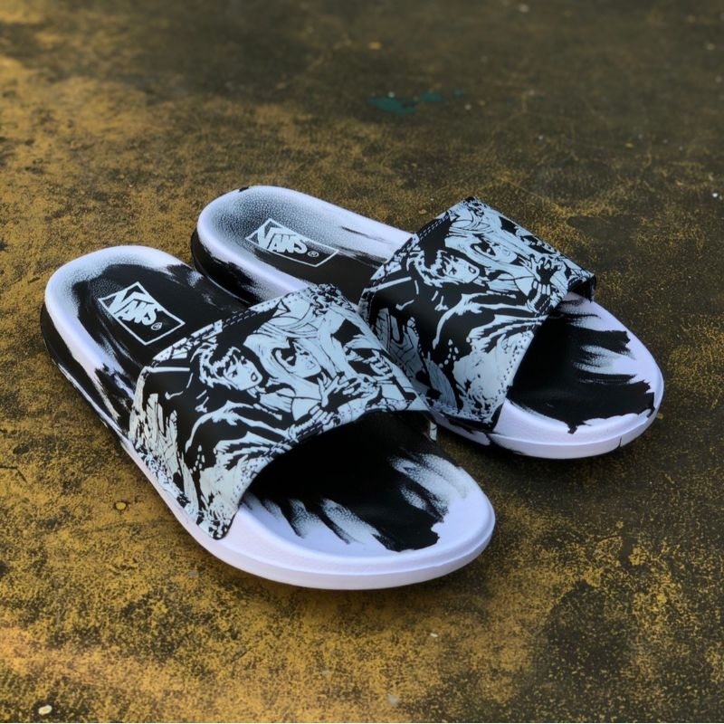 Sandal Vans Marvel Motif Corak Sandal Pria Slip On