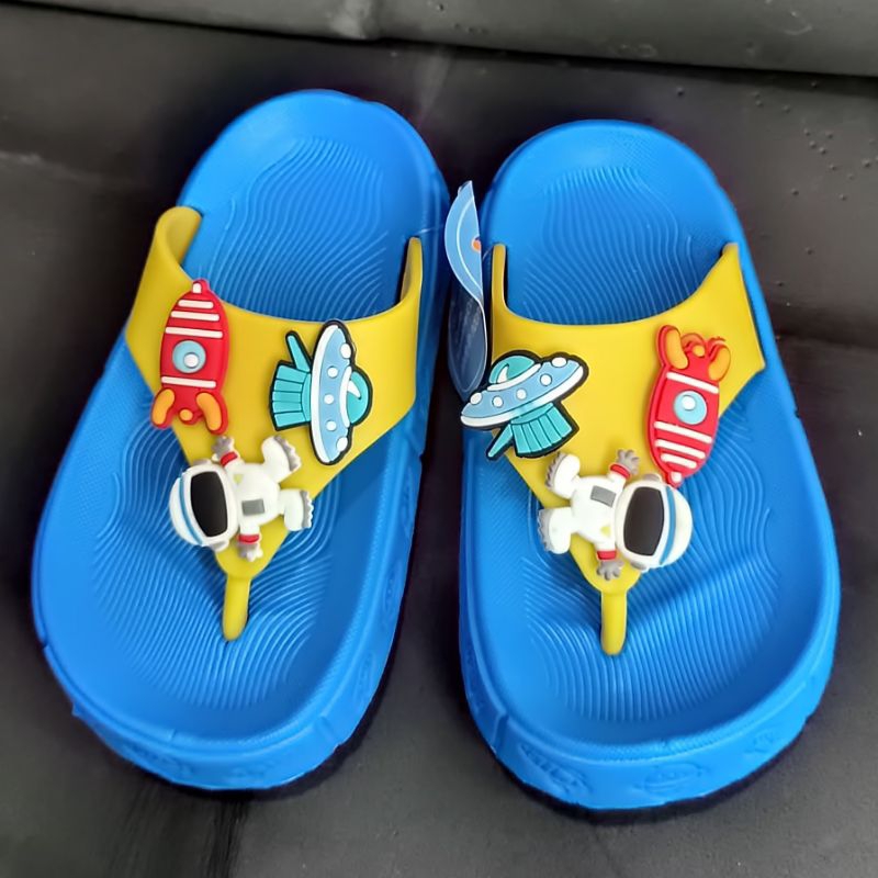 Sandal jepit anak laki import Sandal astro anak 2-9 thn sendal karet distro