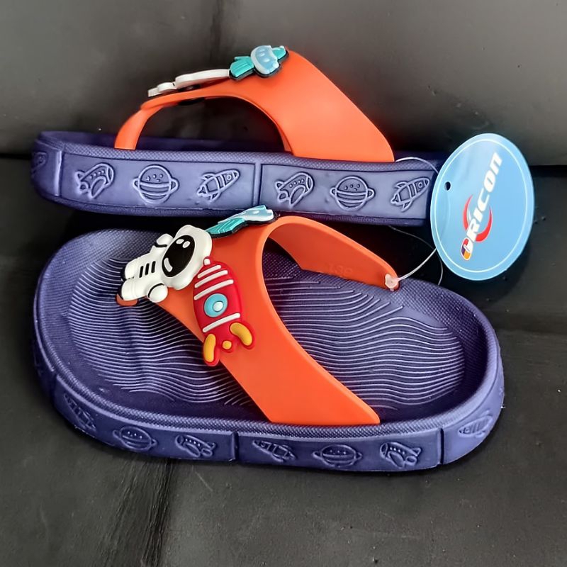 Sandal jepit anak laki import Sandal astro anak 2-9 thn sendal karet distro