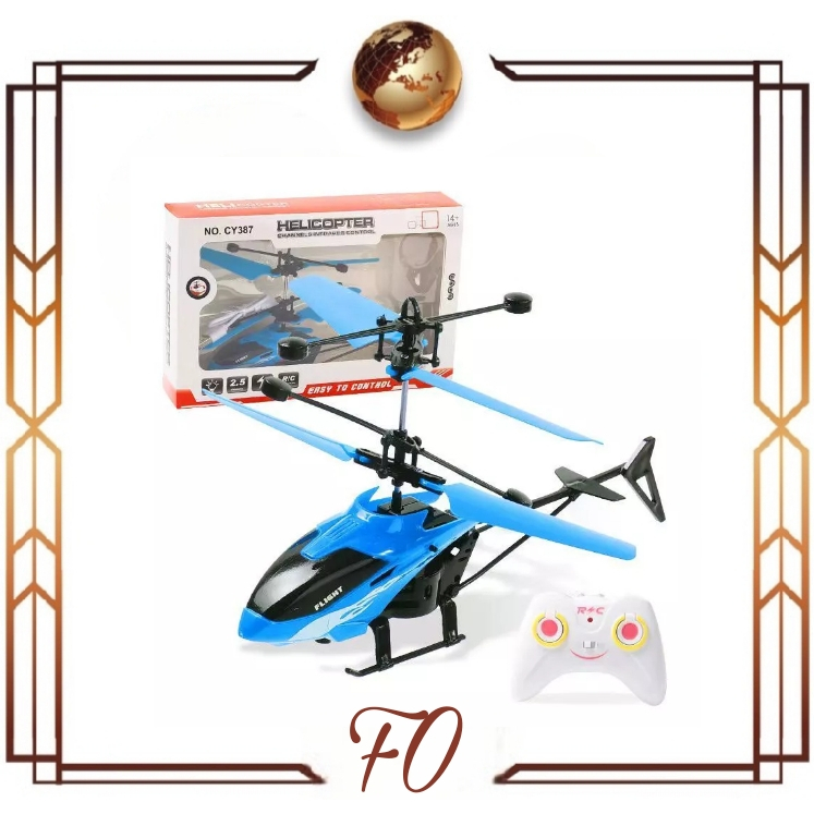 [FO] Helikopter Helicopter Remote Remot Anti Banting Control Mainan Jarak Jauh Tahan Mainan Helikopter Remote Control