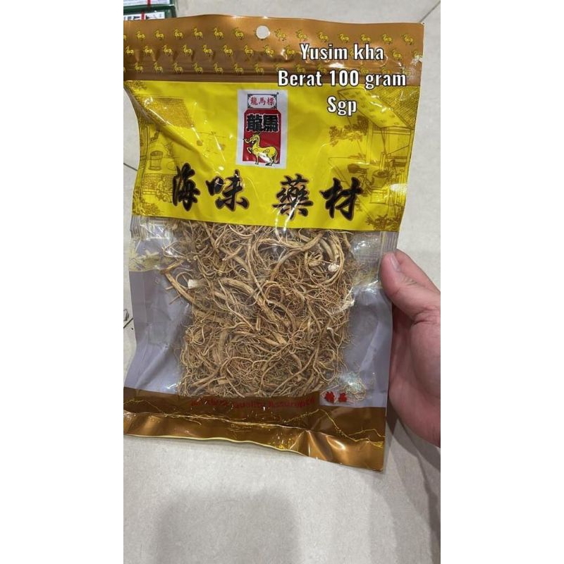 

Akar Ginseng Premium / Yang Shen Xu / Yio Som Chiu 人参须 100 gr Singapore