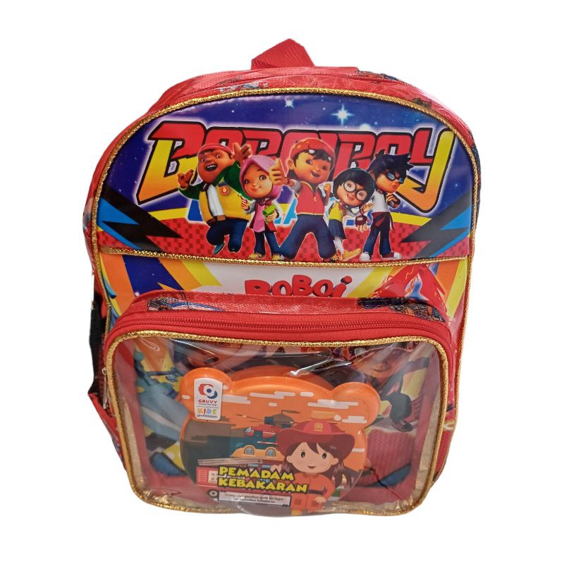 Tas Ransel TK Paud Boboboy Ultramen Captain amerika Transformen