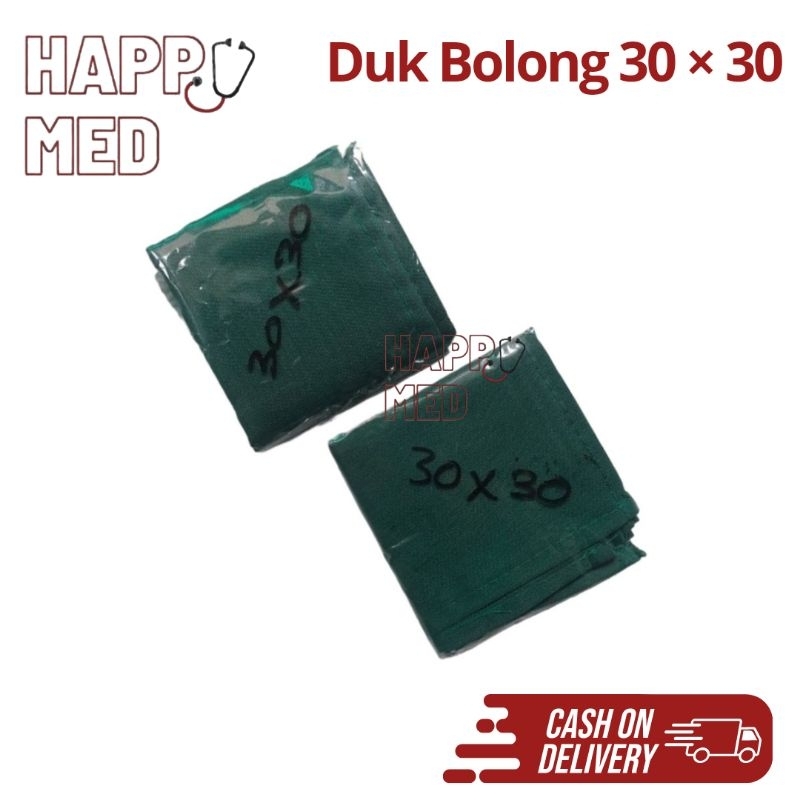 Duk Bolong Non steril ukuran 30×30 cm Kain Duk Bolong Non Steril