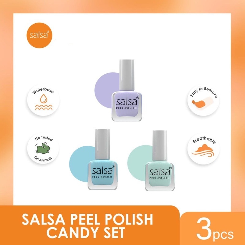 SALSA PEEL - POLISH 10ML (Isi 3) -NJ