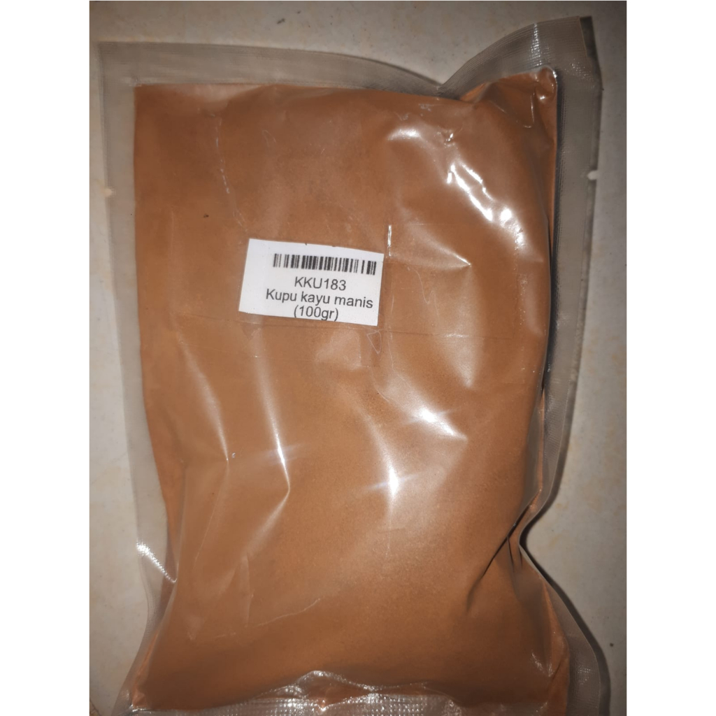 

Kupu kayu manis repack 100gr