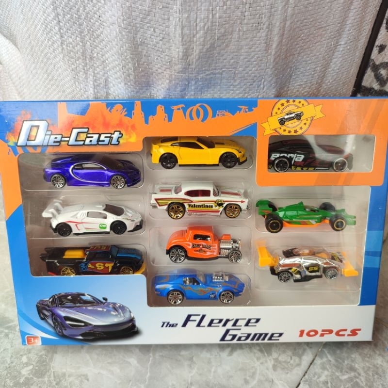 Mianan diecast mobil sport isi 10 pcs