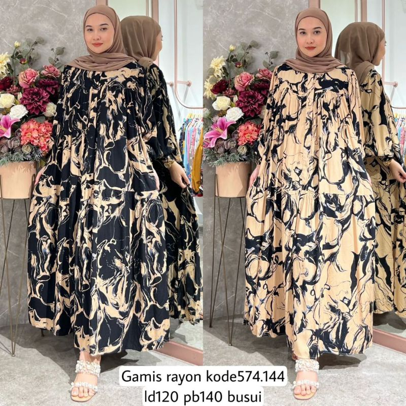 Gamis Rayon Terbaru / Gamis Rubiah Terbaru / Gamis Crinkle Terbaru / Gamis Jumbo Terbaru / Midi Dres