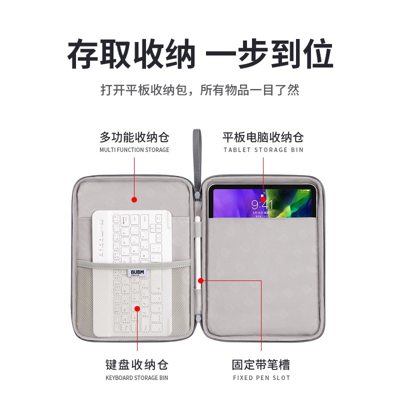 3 LAPIS MATERIAL TAHAN GORESAN DAN BENTURAN / TAS IPAD/TAS TABLET/IPAD CASE/PELINDUNG HP/WANITA/LAKI-LAKI/COVER HP/TABLET/7 8 9 10,9 INCH