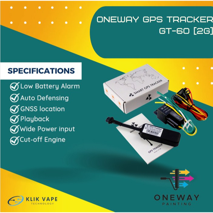 TERMURAH OneWay GPS Tracker GT-60 [2G]