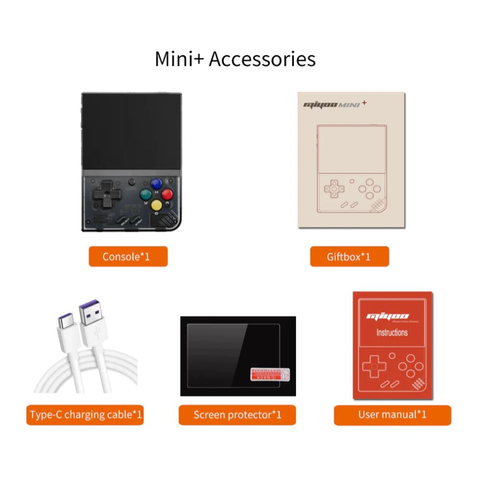 MIYOO MINI+ Plus Portable Retro Handheld Video Game Console Classic Game Player