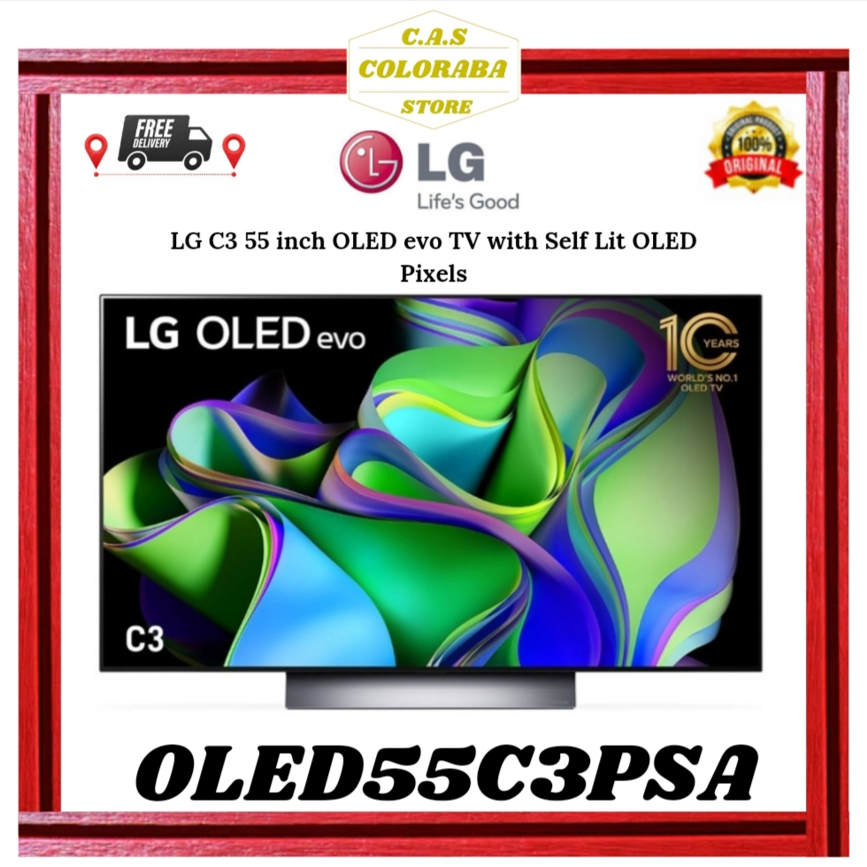 TV LG OLED55C3PSA SMART TV 55 INCH UHD HDR 4K OLED55C3 OLED55 55C3PSA TV LG 55 INCH