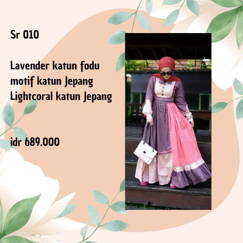 SR cloth SR-010 / Gamis SR-cloth / SR- Cloth / GAMIS KEKINIAN