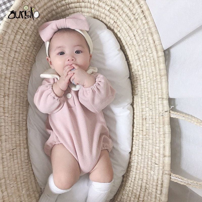 Jumper Bayi Newborn Free Topi Jumpsuit Polos Bayi / Overall Lucu Bayi Baru Lahir Jumper Renda Bayi Romper Jumper Dress Bayi Baru Lahir Baju Pesta Bayi Perempuan