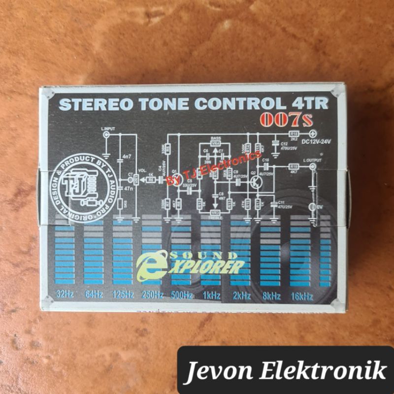 Tone Control Stereo 4TR 007S TJ Audio Pro Kit Original