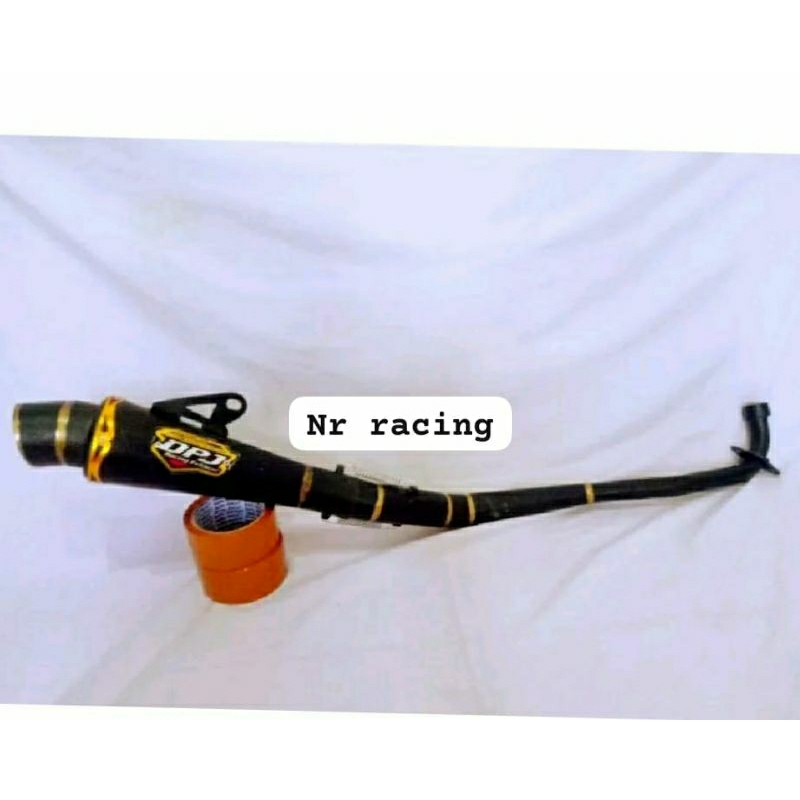 knalpot dpj full HITAM supra x supra x125 grend revo shogun revo fit