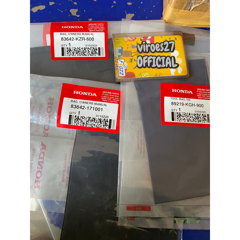 Kantong Toolkit Motor Honda