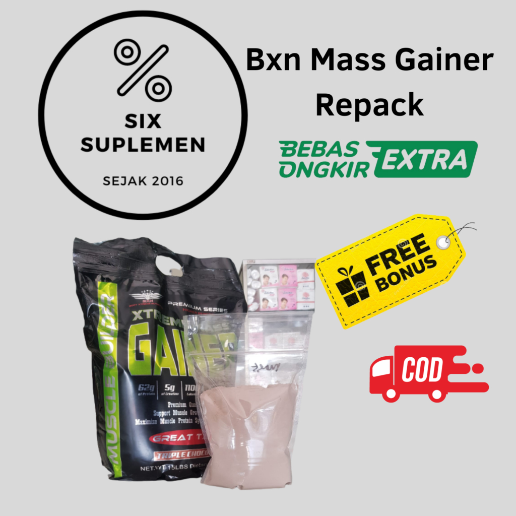 (Bonus Sample/Shaker) Bxn Extreme Xtreme Mass Gainer 2 lbs Repack (900 Gram)