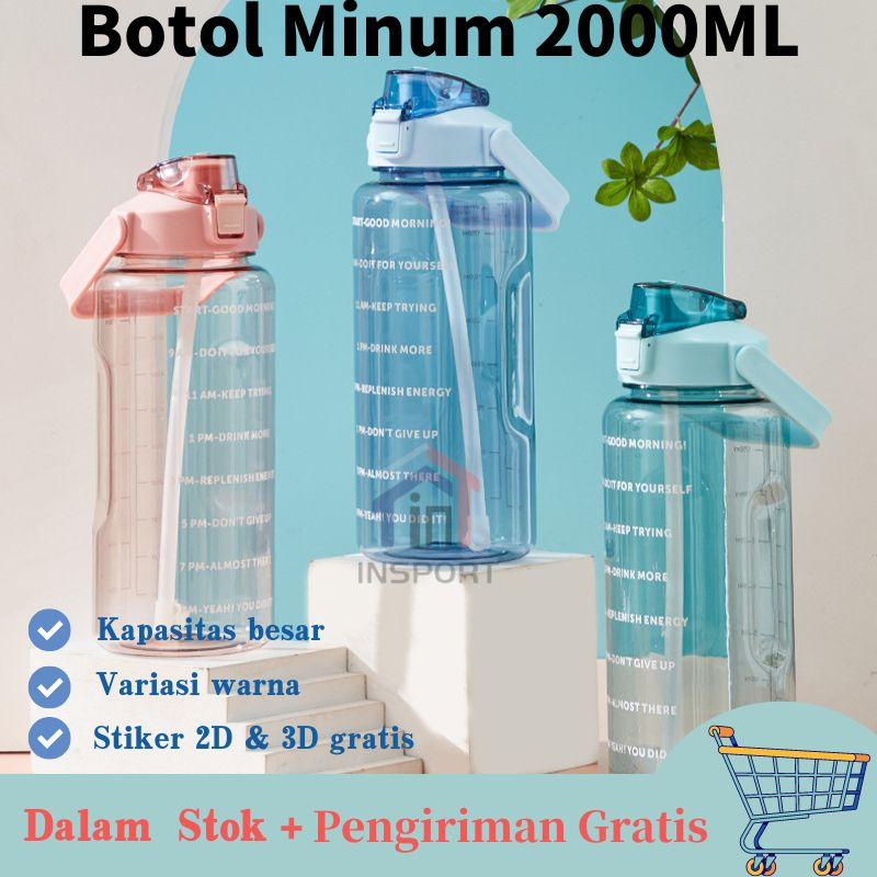 Botol Minum 2 Liter Lucu Botol Minum Kekinian Viral Botol Minum Termurah