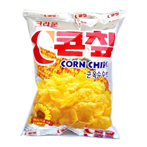 

Crown C Corn Chips 70gr - Snack Rasa Jagung - Made In Korea
