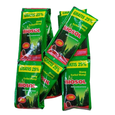 BIOSOL BIANG KARBOL SACHET / 1 RENCENG ISI 12