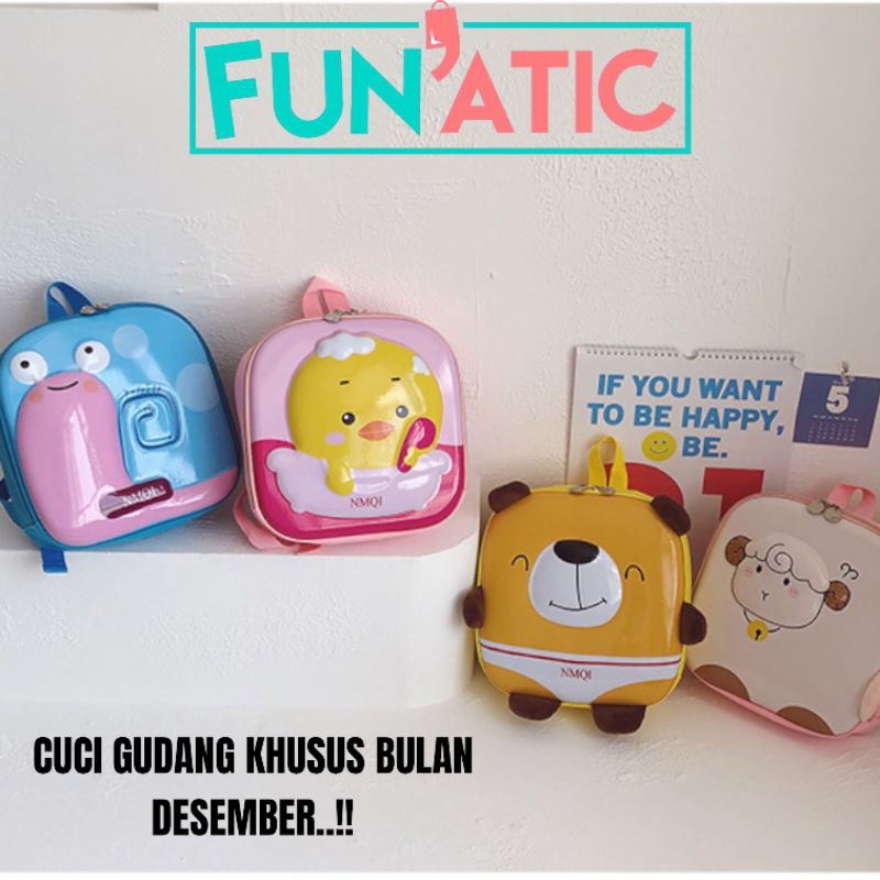 funatic tas ransel karakter anak laki laki dan perempuan