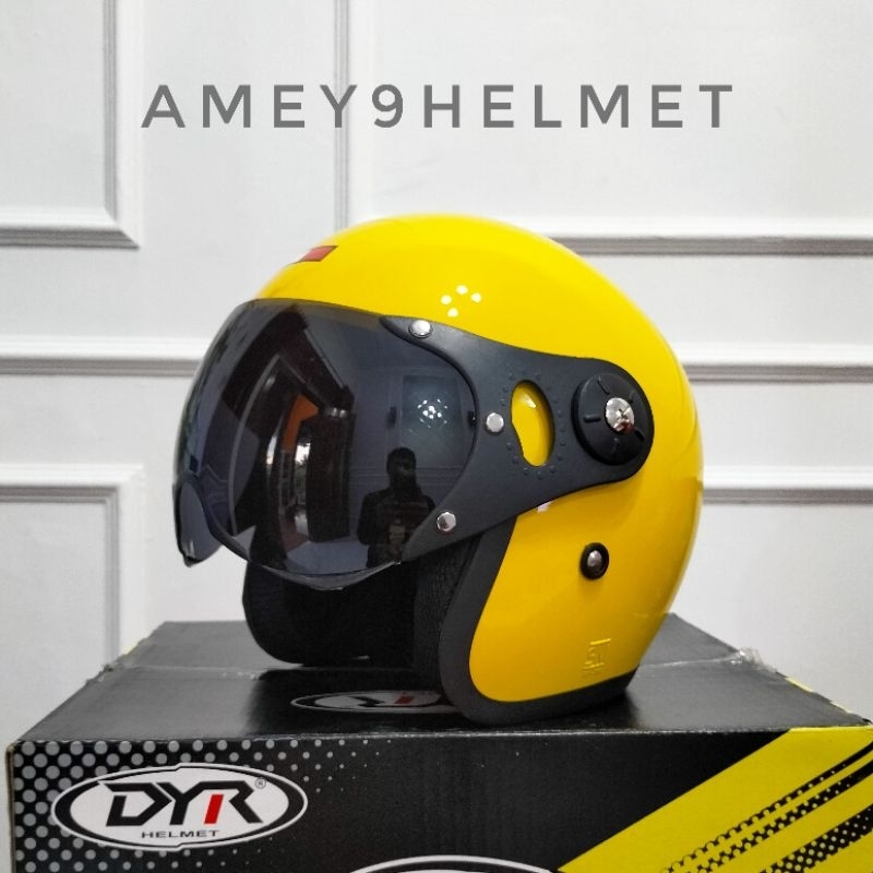 HELM PILOT ITALY ORIGINAL BOGO RETRO WANITA DEWASA FULL LEHER SNI