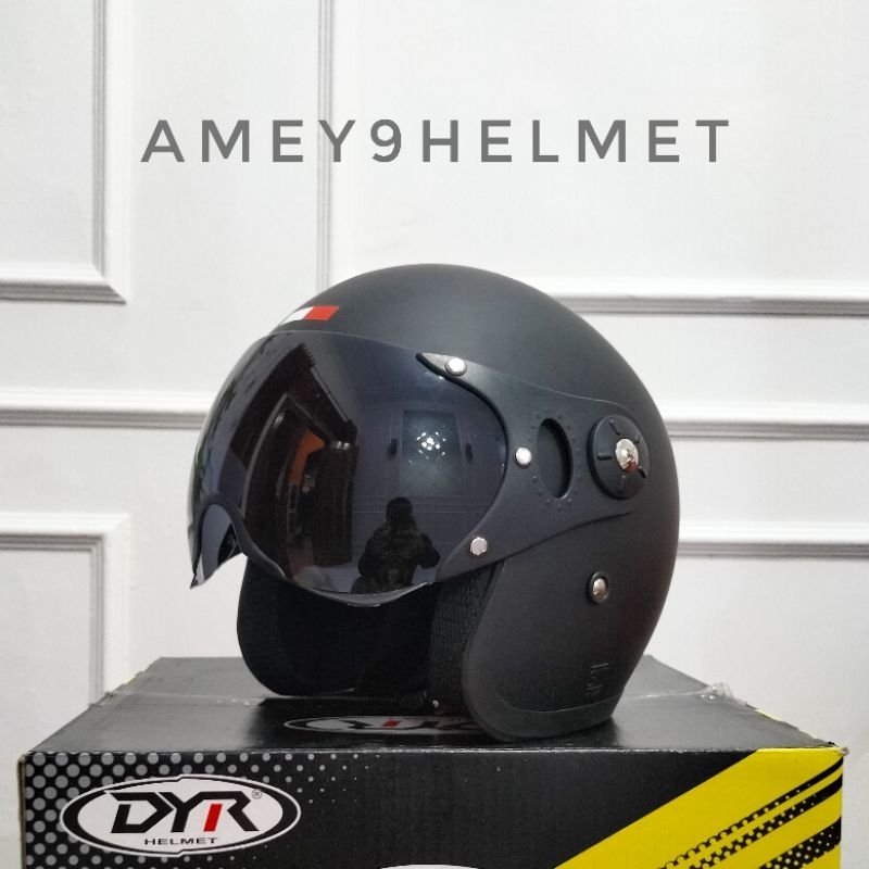 HELM PILOT ITALY ORIGINAL BOGO RETRO WANITA DEWASA FULL LEHER SNI