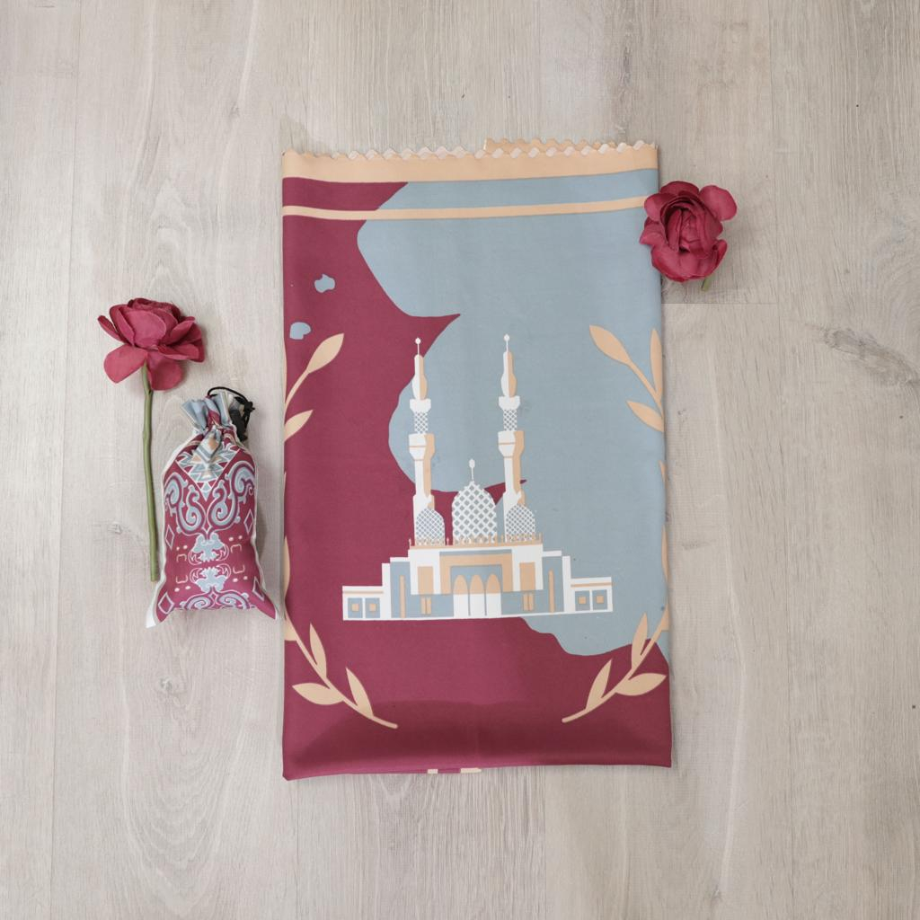 Sajadah Travel Sejadah Traveling pouch souvenir umroh Sajadah JUMBO