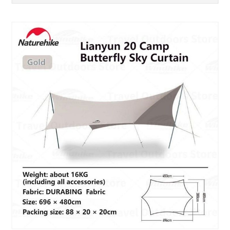 FLYSHEET NATUREHIKE CNH22ZP023 []
