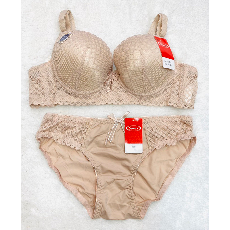 Bh set | Bra set + Cd SOREX 17115 Pakai kawat dan busa tipis