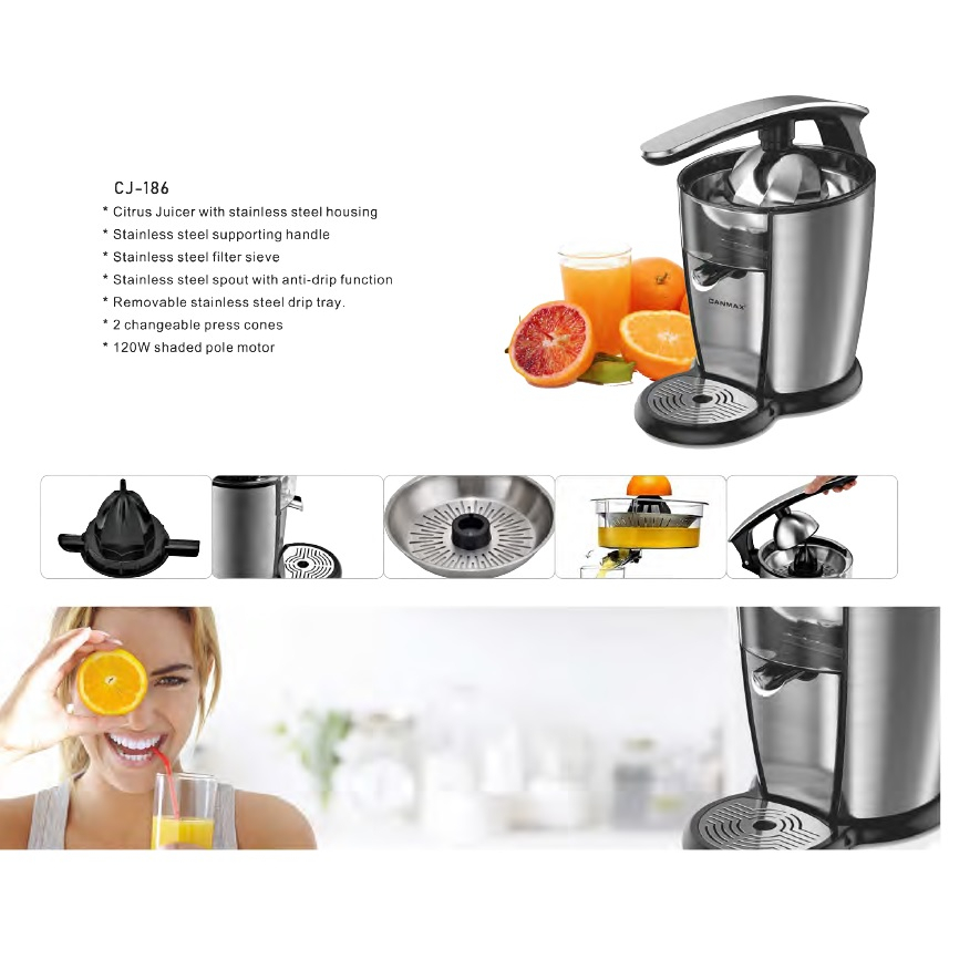 VOLGA Juicer Citrus Portable Electric - Alat Juicer Buah Elektrik 120W