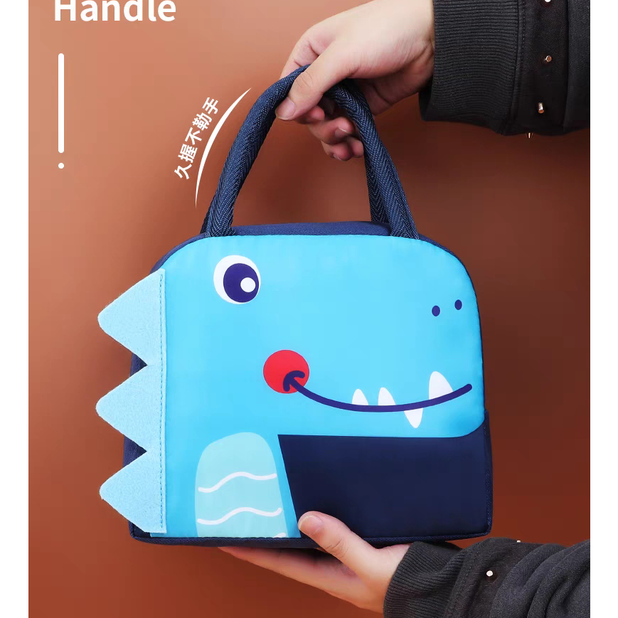 (Hello Girl) D48 Lunch Bag /Tas Penyimpanan Kotak Makan Tahan Panas Import