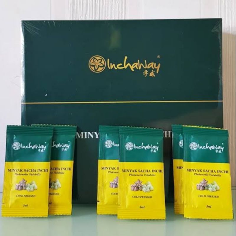 INCHAWAY SG SACHA INCHI OIL MINYAK ESSENTIAL SUPLEMEN HERBAL SUPERFOOD ORIGINAL